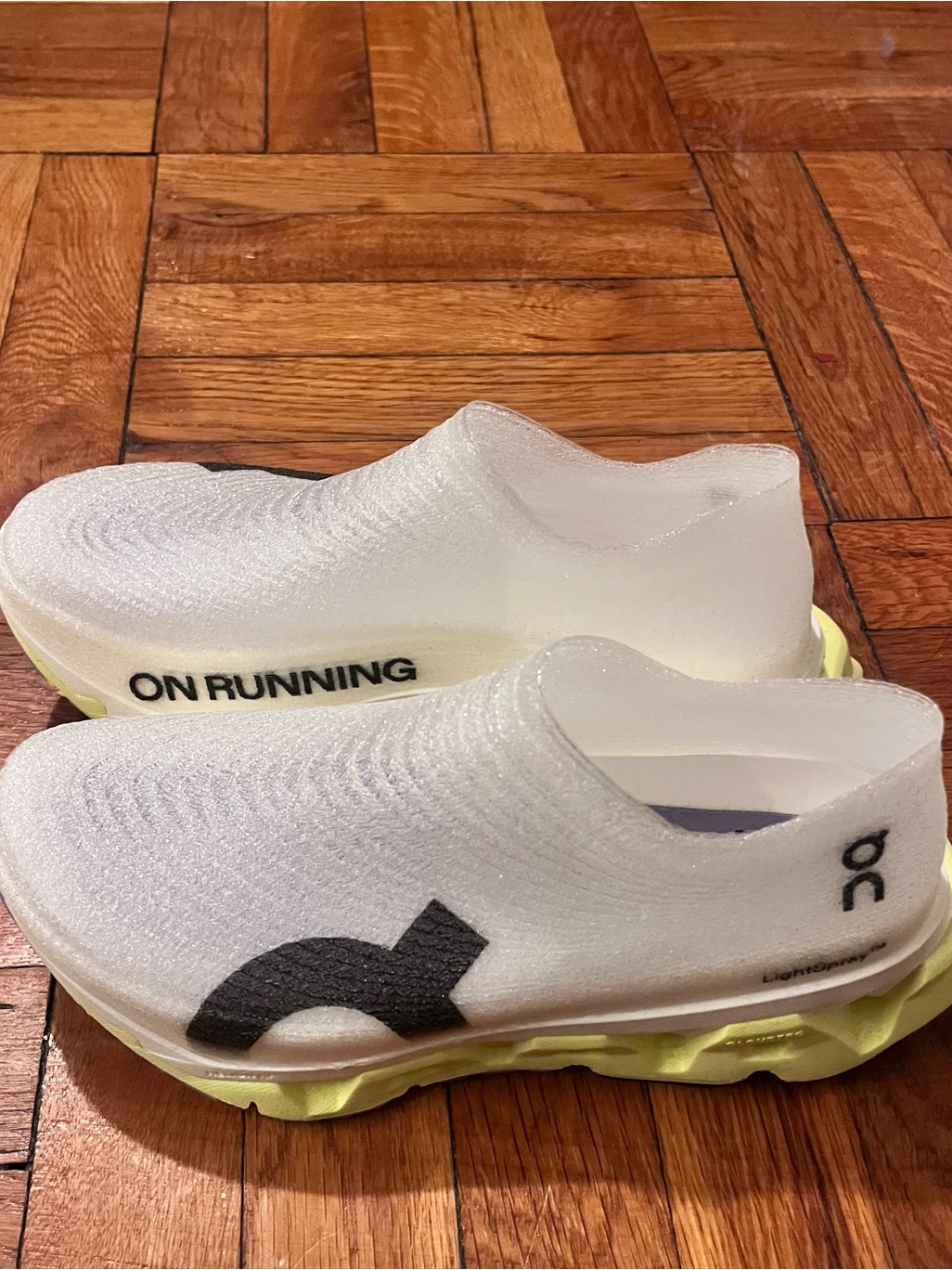 On Running Lightspray Cloudmonster Slip-On Running Sneakers